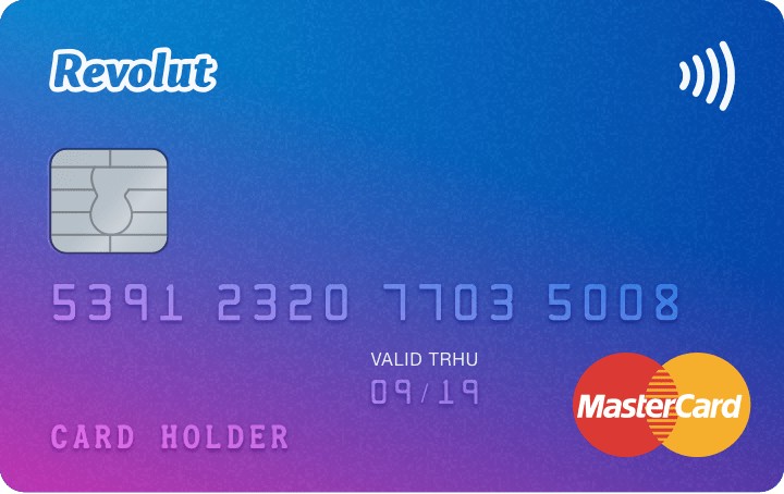 Carte bancaire gratuite Révolut Standard