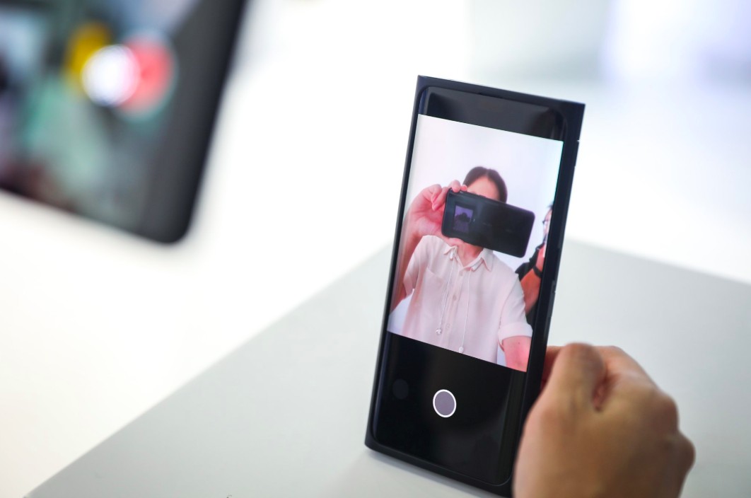 Oppo Under-Screen Selfie Camera technology showcased at MWC 2019 in Shanghai